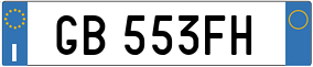 Truck License Plate